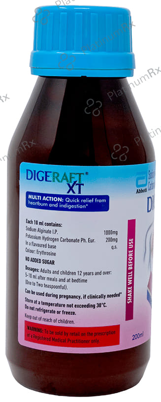 Digeraft XT 1000/200mg Oral Suspension Raw Mango Flavour 200ml