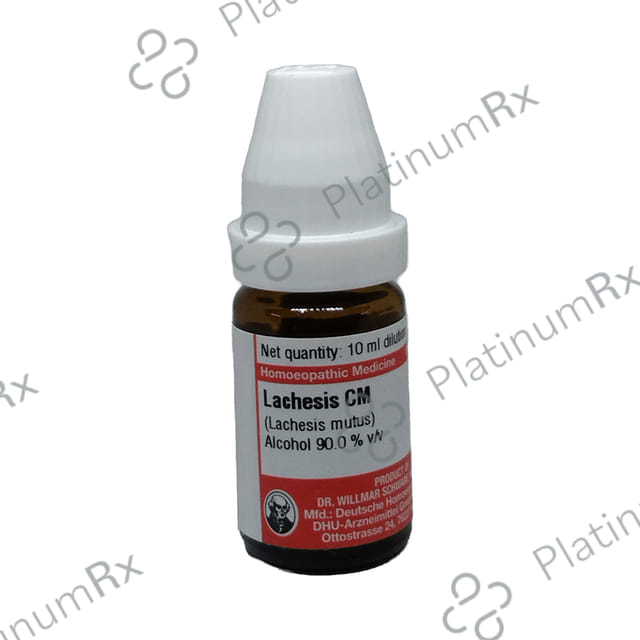 Dr Willmar Schwabe Germany Lachesis Mutus Dilution CM