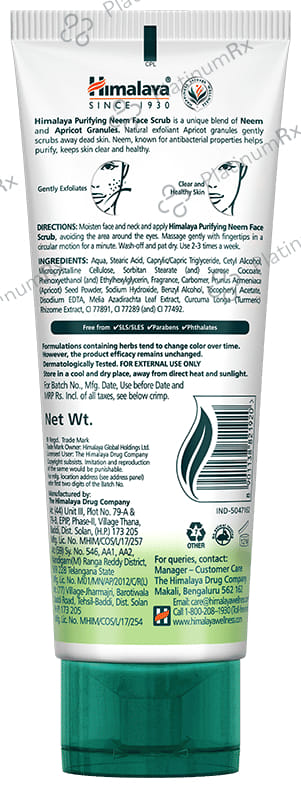 Himalaya Purifying Neem Face Scrub 50 Scrub