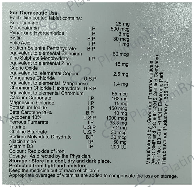 Actinerve OD Tablet 10s
