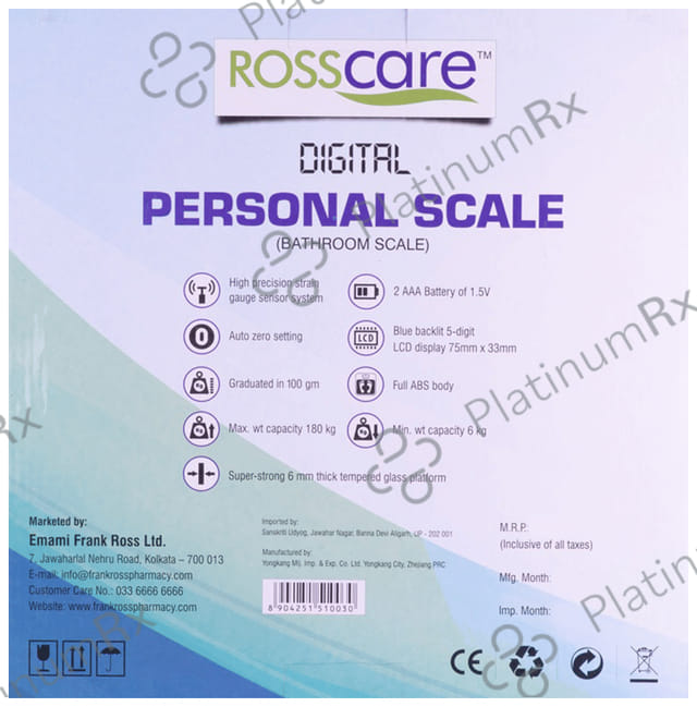 Rosscare SU-GP01 Digital Personal Scale