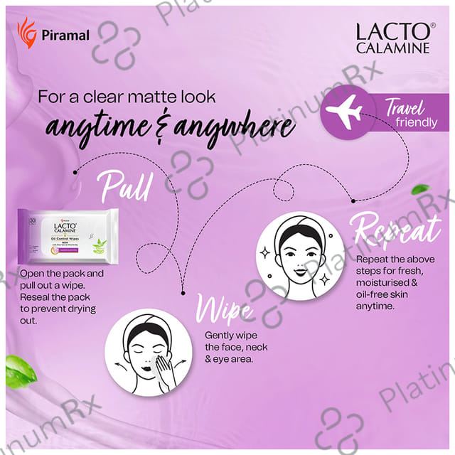 Lacto Calamine Oil Control Wipes Super Saver Pack