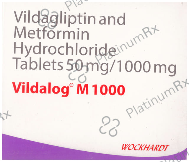 Vildalog M 1000mg/50mg Tablet