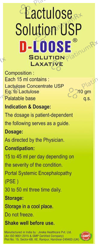 D Loose Lemon Flavour Oral Solution 150ml
