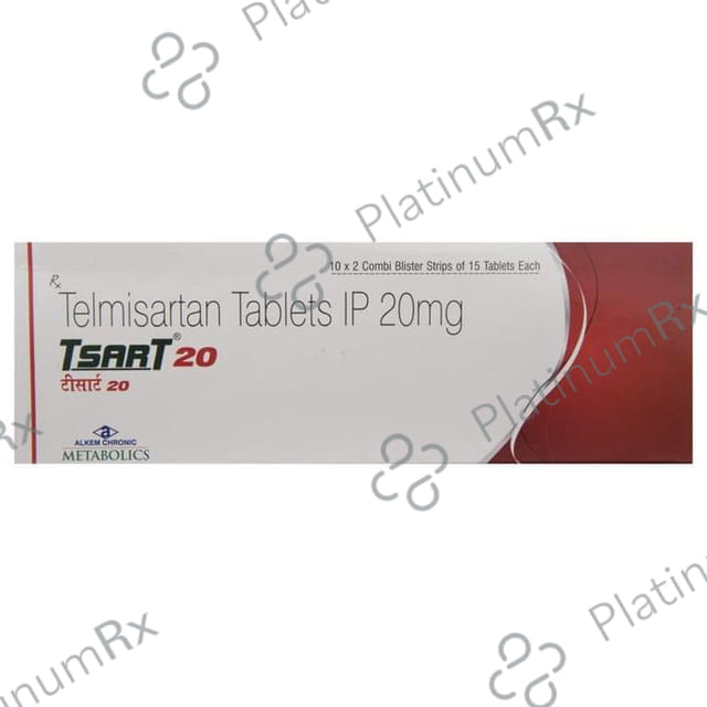 Tsart 20mg Tablet 15s
