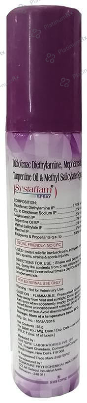 Systaflam Spray 55gm