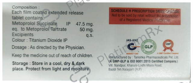 Eurobeta 50 Tablet ER