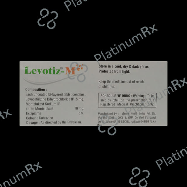 Levotiz M 5/10mg Tablet 10s