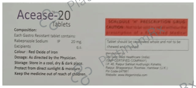 Acease 20mg Tablet 10s