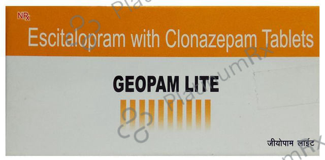 Geopam Lite 0.25/10mg Tablet 10s