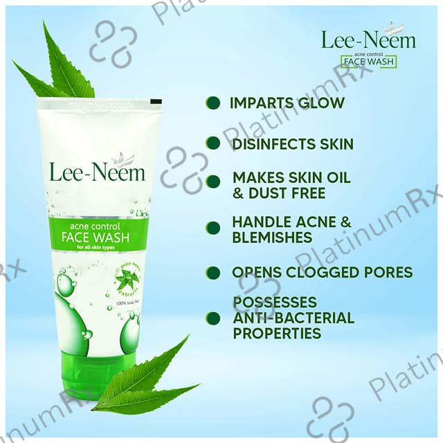 Leeford Lee Neem Acne Control Face Wash 70gm
