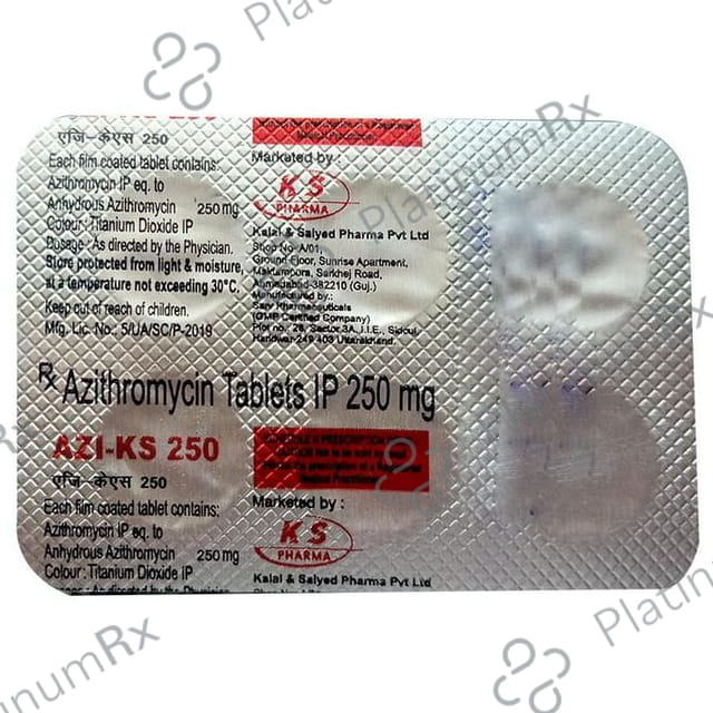 Azi KS 250mg Tablet 6s