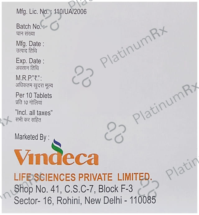 Nucell TX 500mg Tablet SR 10s