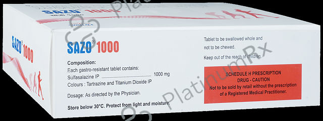 Sazo 1000mg Tablet 15s