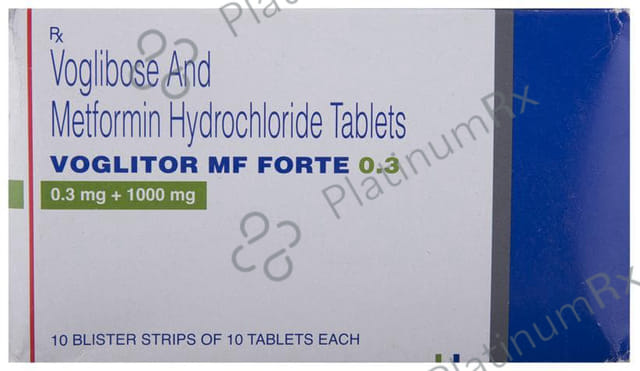 Voglitor MF Forte 1000/0.3mg Tablet 10s