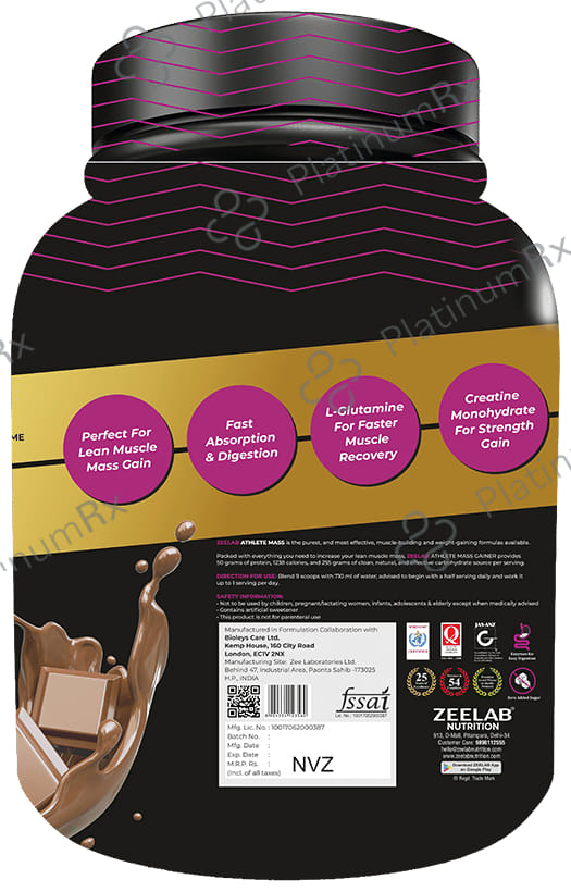 Zee Laboratories Athlete Whey Protein Salted Caramel