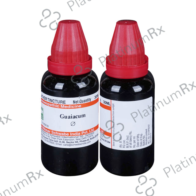 Dr Willmar Schwabe India Guaiacum Mother Tincture Q
