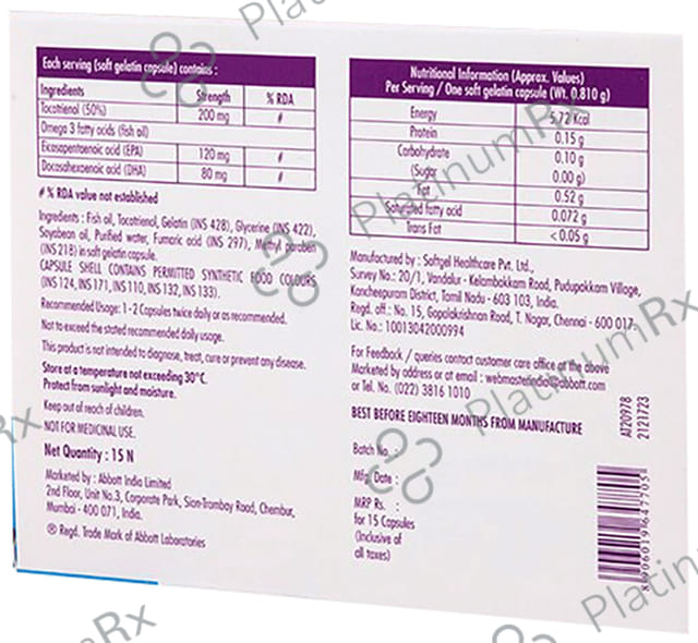 Evitol Capsule 15s
