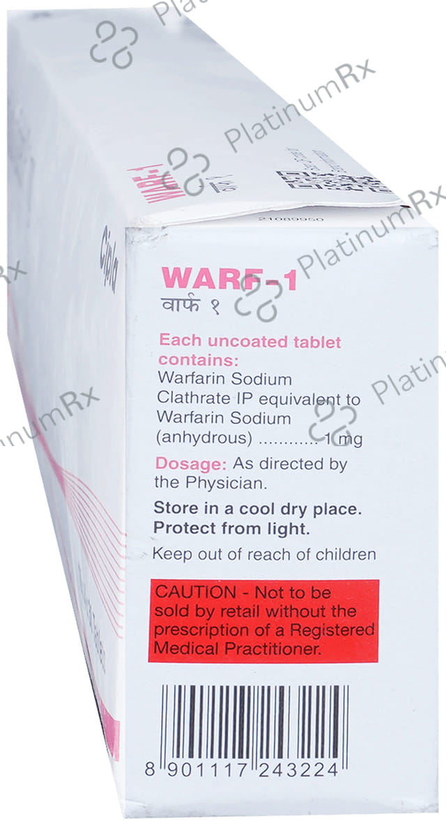 Warf 1mg Tablet 30s