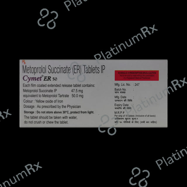 Cymet ER 50mg Tablet 10s