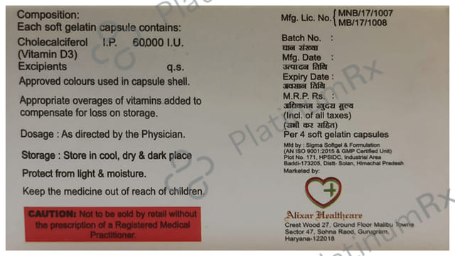 DO 60K Softgel Capsule