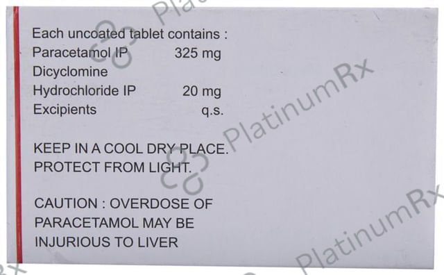 Trigan D 20/325mg Tablet 10s
