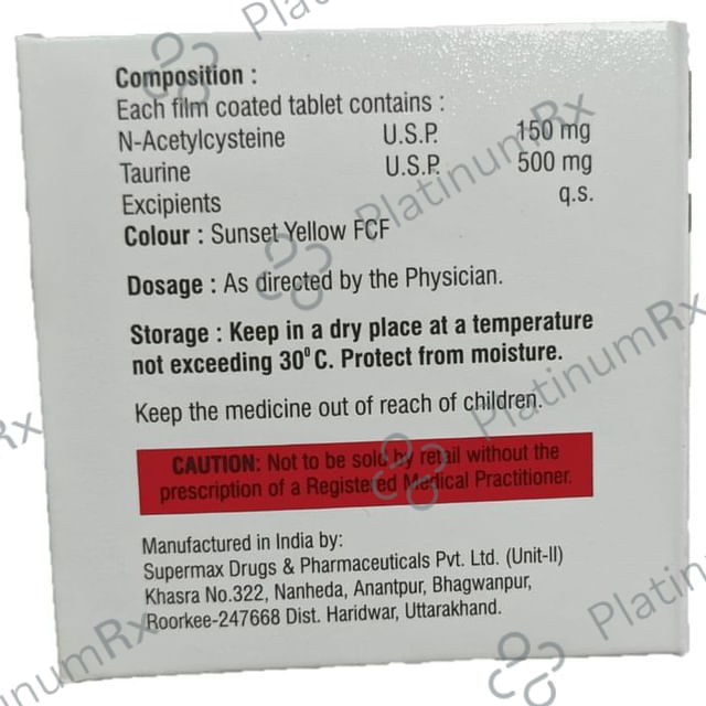 Taurvaith 150/500mg Tablet 10s
