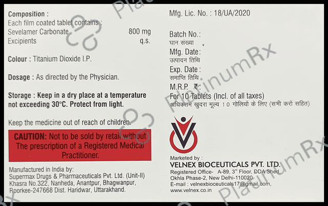 Sevza 800mg Tablet 10s
