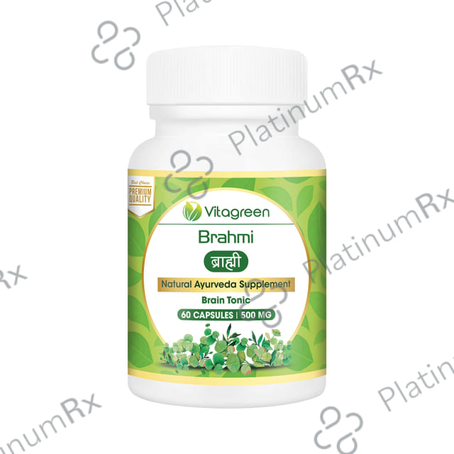 Vitagreen Brahmi 500mg Capsule