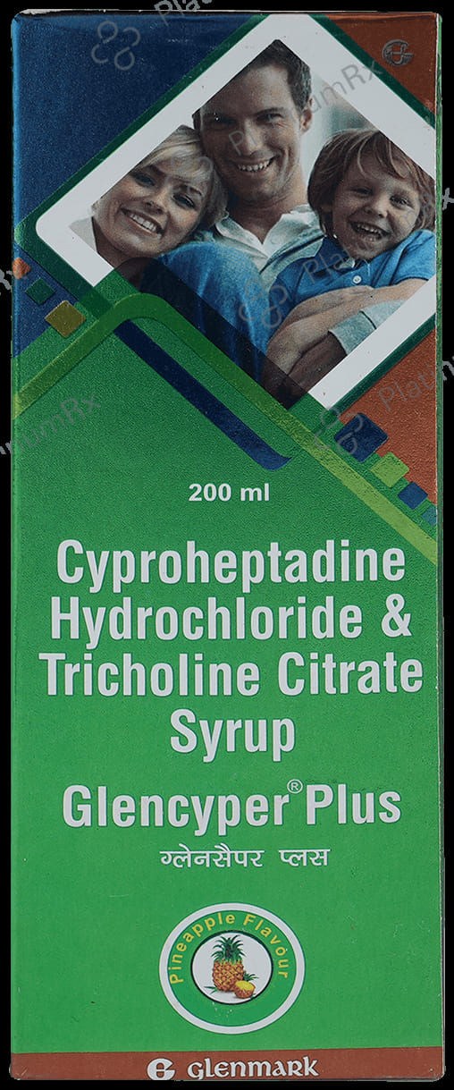 Glencyper Plus Syrup Pineapple 200ml