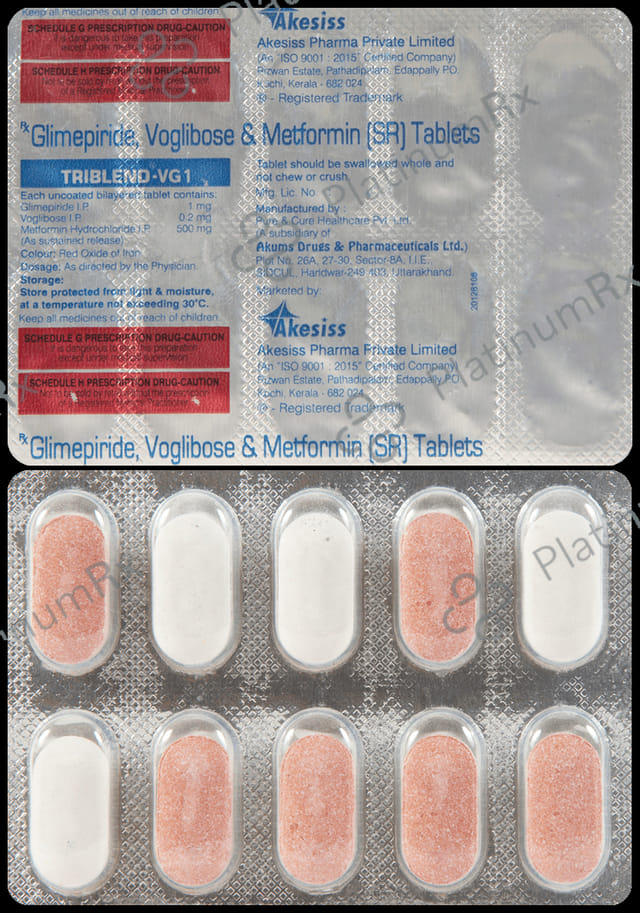 Triblend VG1 1/500/0.2mg Tablet SR 10s