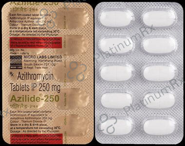 Azilide 250mg Tablet 10s