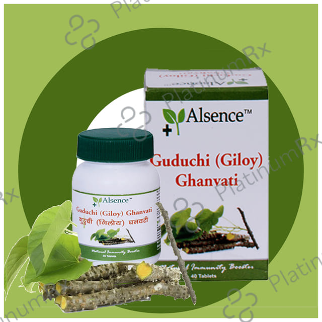 Alsence Guduchi (Giloy) Ghanvati Tablet 40 tablets