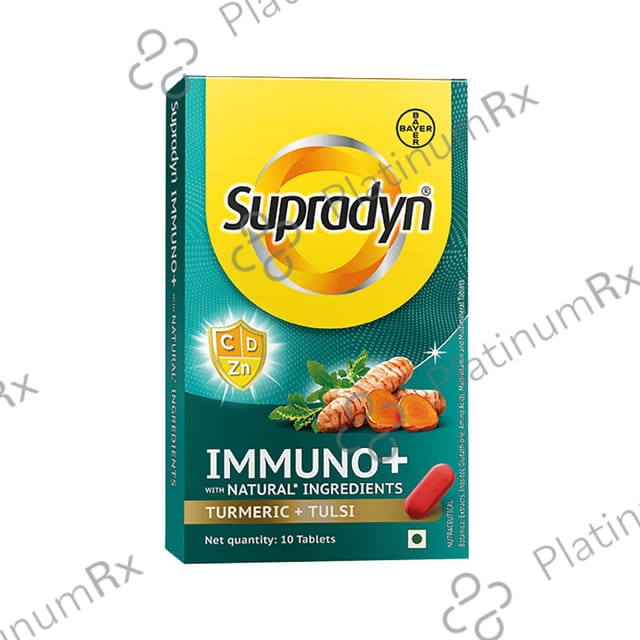Supradyn Imuuno+ Turmeric & Tulsi Tablet 10s