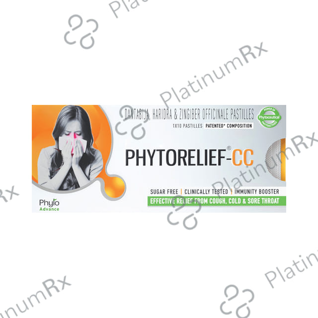 Phytorelief CC Lozenges Sugar Free 10s