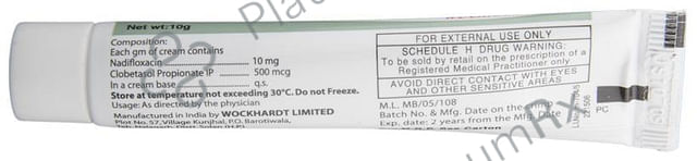 Nadoxin C 500mcg/10mg Cream 10gm