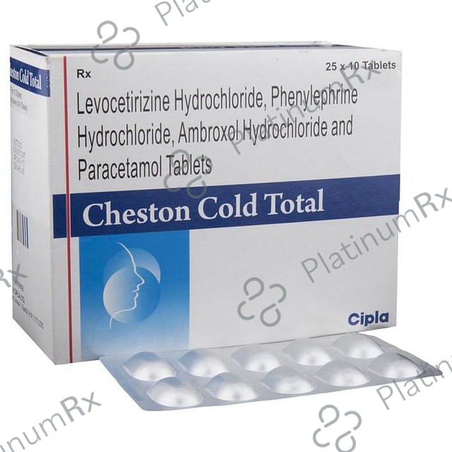 Cheston Cold Total Tablet 10s