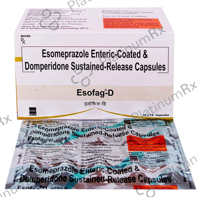 Esofag D 30mg/20mg Capsule