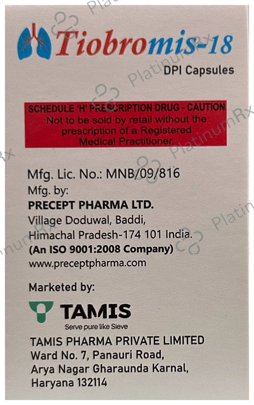 Tiobromis 18 DPI Capsule