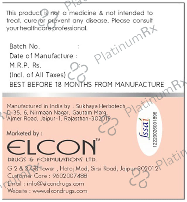 Elcon Glucosamine 500mg Capsule 60s