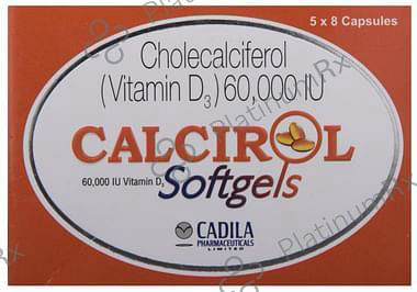 Calcirol 60000IU Capsule 8s