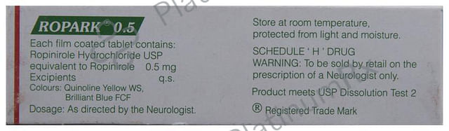 Ropark 0.5mg Tablet 10s