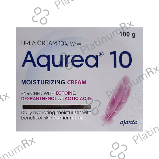 Aqurea 10% Moisturizing Urea Cream 100gm