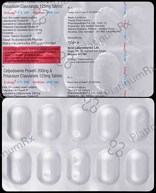 Foloup CV 200 mg/125 mg Tablet