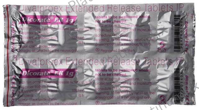Dicorate ER 1000mg Tablet 10s