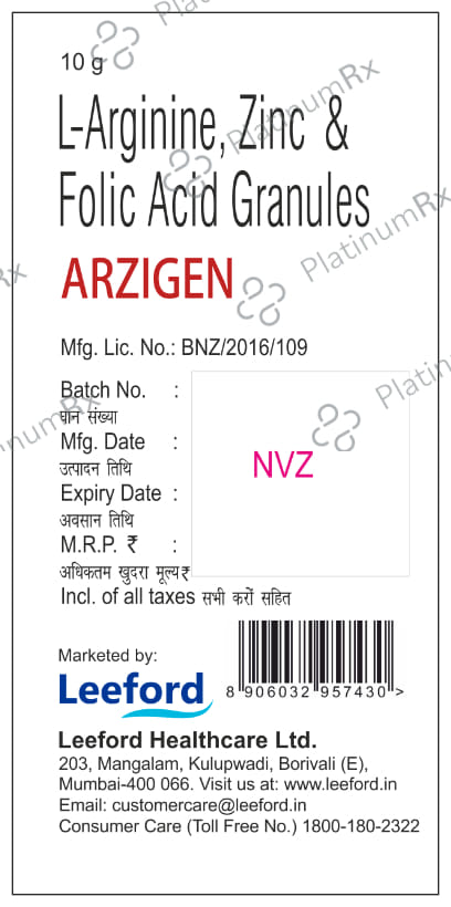 Leeford Arzigen Sachet 10x10gm
