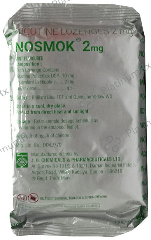 Nosmok 2mg Lozenges Mint