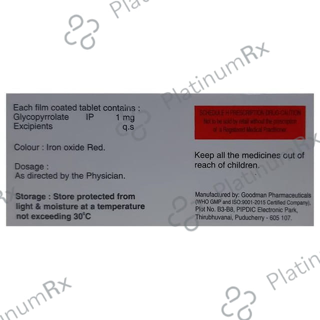 Gcolate 1mg Tablet 10s