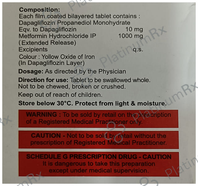 Dapaease M Forte Tablet ER