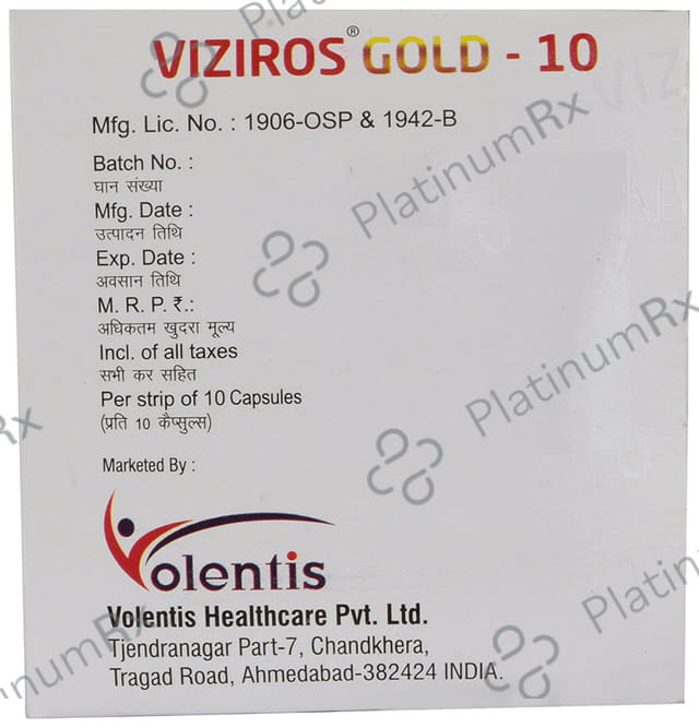 Viziros Gold 10 Tablet